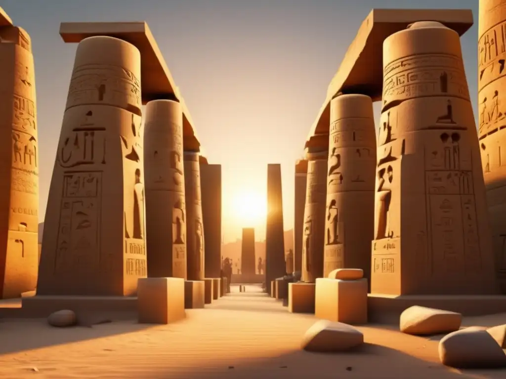 La majestuosidad del Templo de Karnak en el Antiguo Egipto se revela en una imagen ultradetallada en 8k