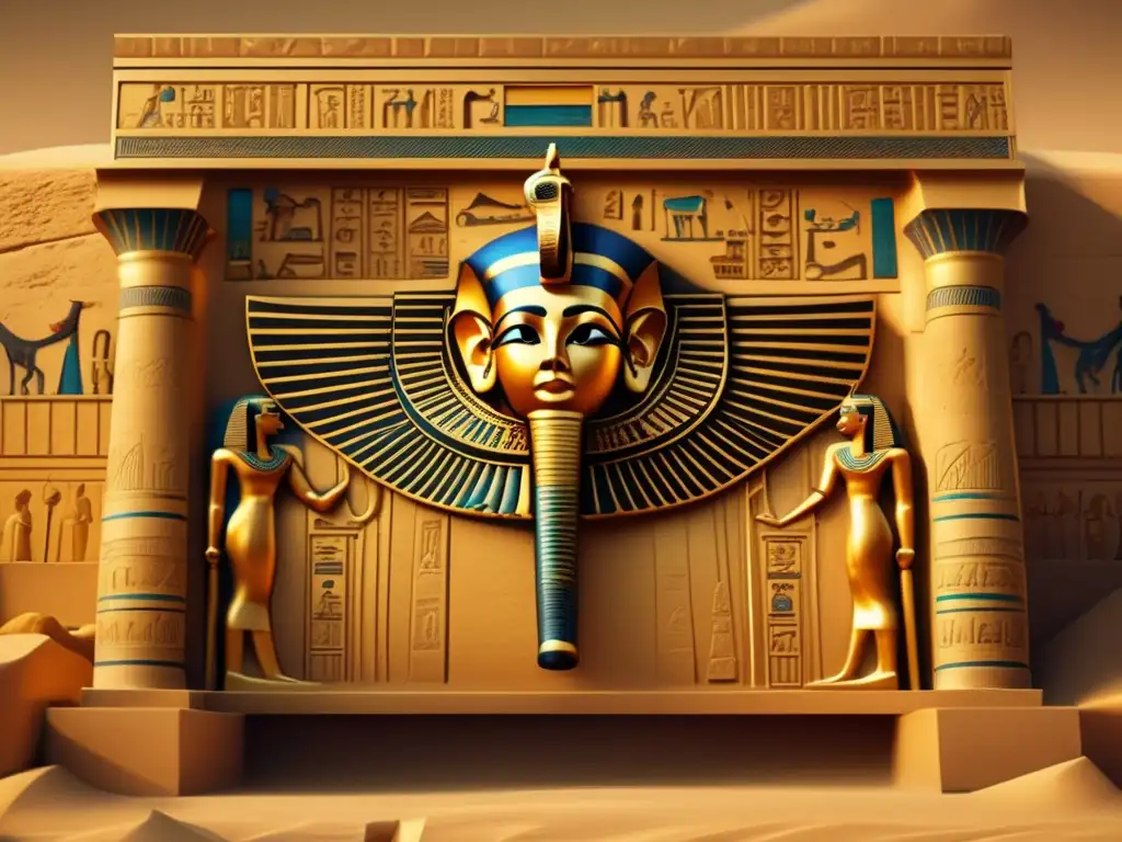La majestuosidad de la Tumba de Ay, sucesor de Tutankamón, se revela en esta imagen vintage