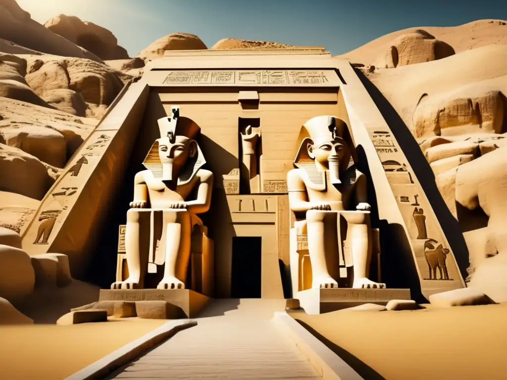 La majestuosidad del Valle de los Reyes Ramsés II se revela en la entrada a su tumba