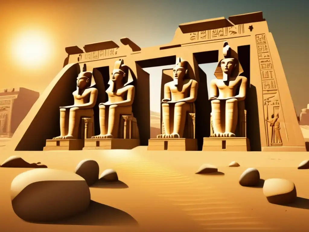 El Ramesseum, un majestuoso complejo de templos, testamento de piedra de Ramsés II