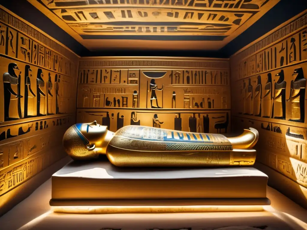 La maldición de Tutankamón: el enigma de la tumba del faraón revelado en una imagen cautivadora y misteriosa