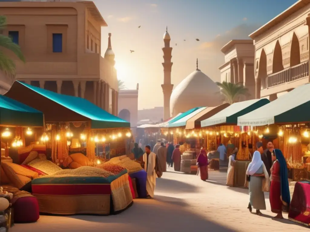 Un mercado egipcio bullicioso, joyas relucientes y una antigua ruta comercial dan vida al legado del comercio de joyas en Egipto y el Mediterráneo