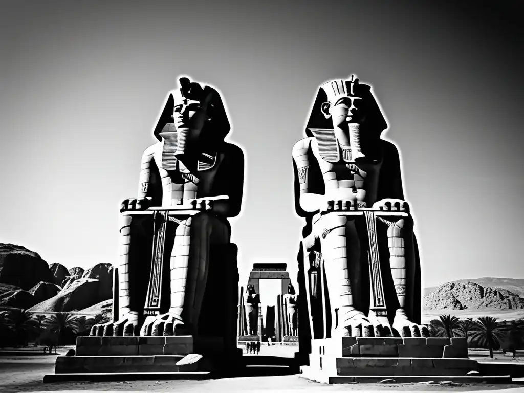 Misterio y grandeza en los Colosos de Memnón en Egipto