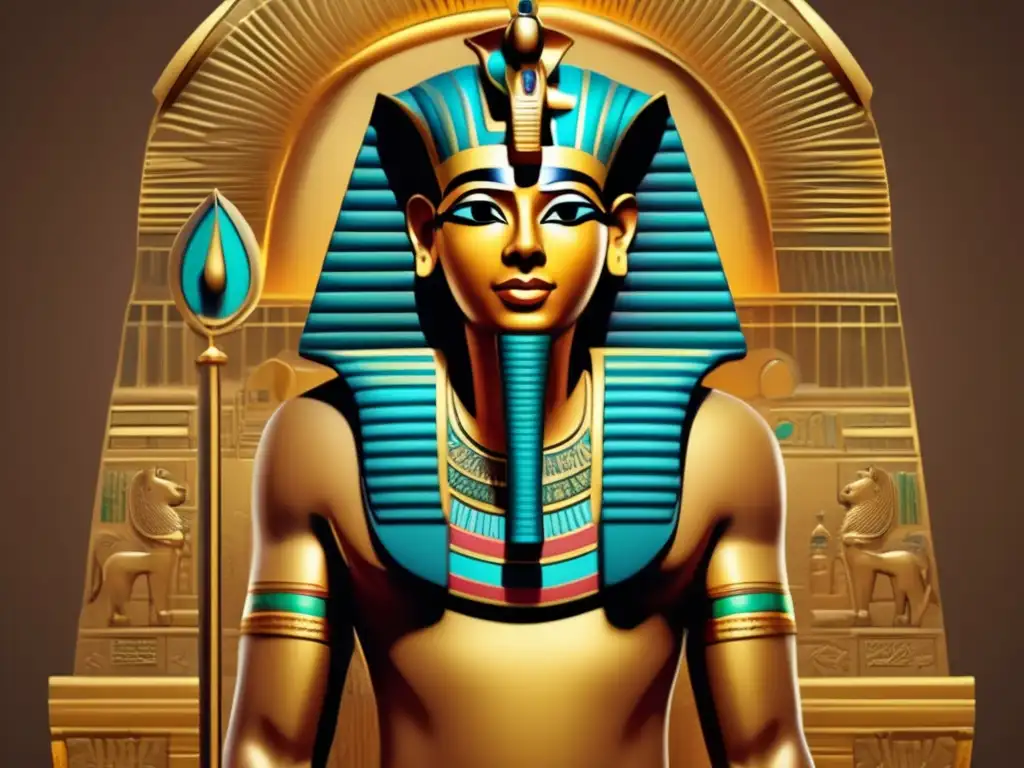 Misterios Amenemhat III, faraón arquitecto, en una imagen de alta resolución ultradetallada