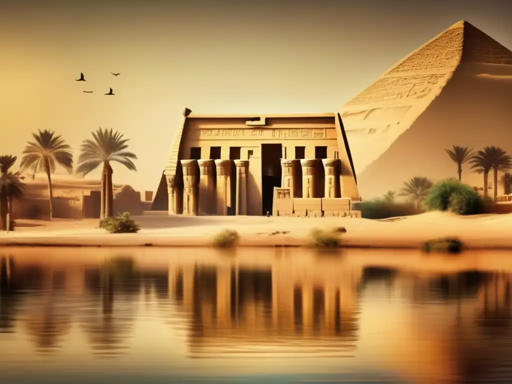 Misteriosas ruinas egipcias a orillas del Nilo, donde los videojuegos cobran vida