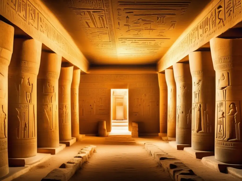 Misterio y esplendor en el templo subterráneo de Abydos, Egipto Misterioso templo subterráneo en Abydos, Egipto