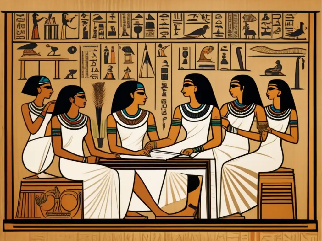 Mujeres egipcias en la escritura, unidas por su pasión por los jeroglíficos