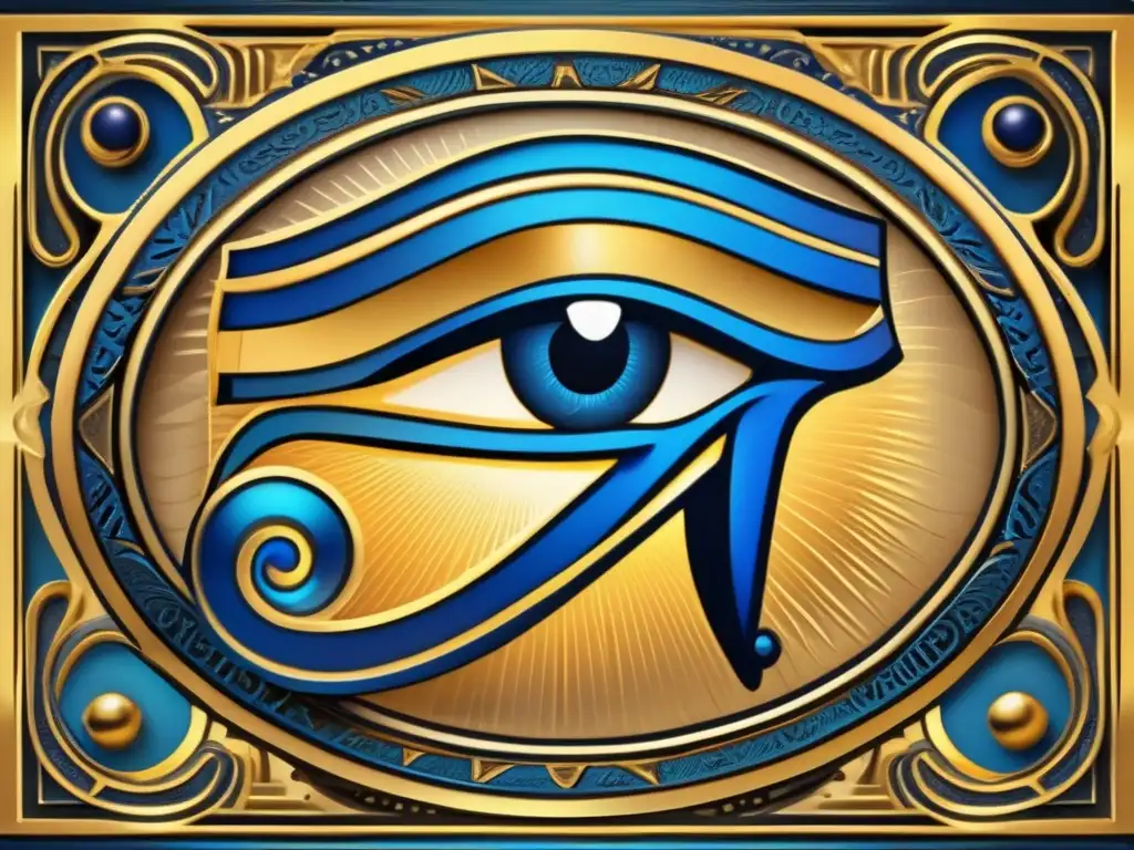 El ojo de Horus, símbolo de protección, poder y buena salud en la antigua cultura egipcia