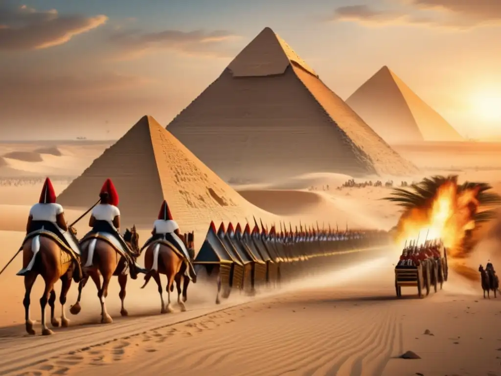 Un paisaje desértico en Egipto muestra el legado del transporte militar egipcio revolucionario