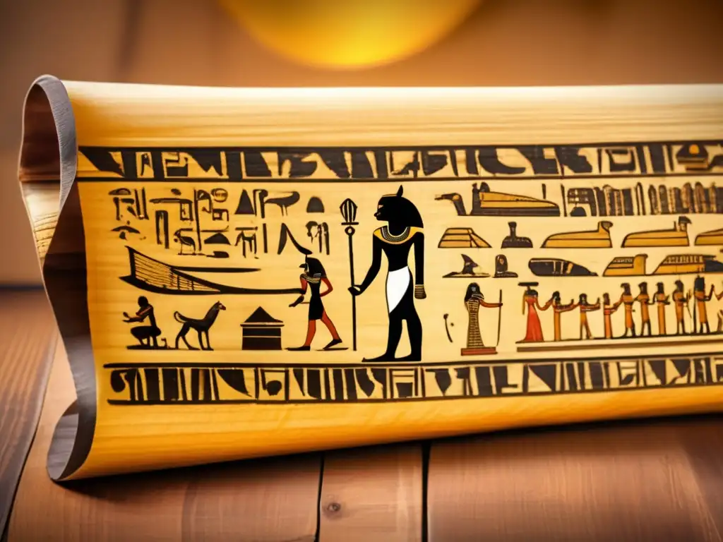 Un papiro antiguo y bien conservado revela la administración faraónica en enigmáticos hieroglíficos y hermosas ilustraciones