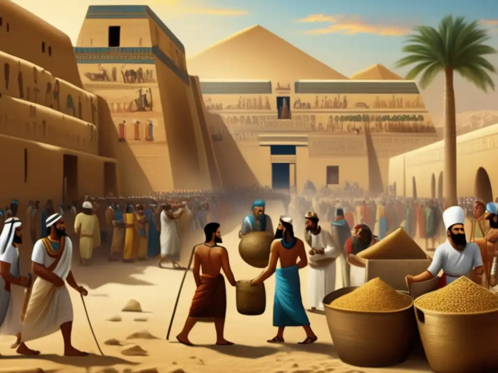 Una pintura mural antigua egipcia detalla la Interacción cultural entre Mesopotamia y Egipto