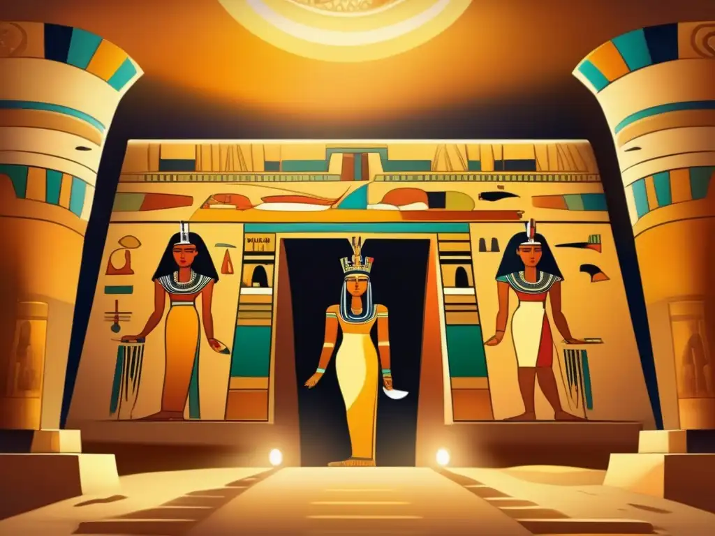 El redescubrimiento de la tumba de la Reina Nefertari: una escena de grandiosidad y misterio en un antiguo tesoro egipcio
