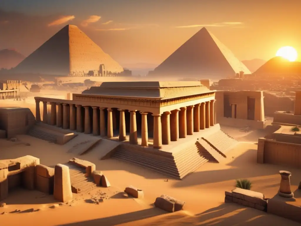 La majestuosidad de las ruinas de Tebas en una impactante imagen 8K Reinado y ruina de Siptah: La majestuosidad de Thebes resplandece en una impresionante imagen 8k
