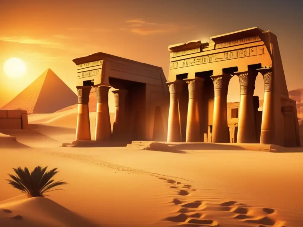 Revelaciones arqueológicas: ciudades perdidas del Nilo emergen de las arenas doradas, con ruinas adornadas de jeroglíficos