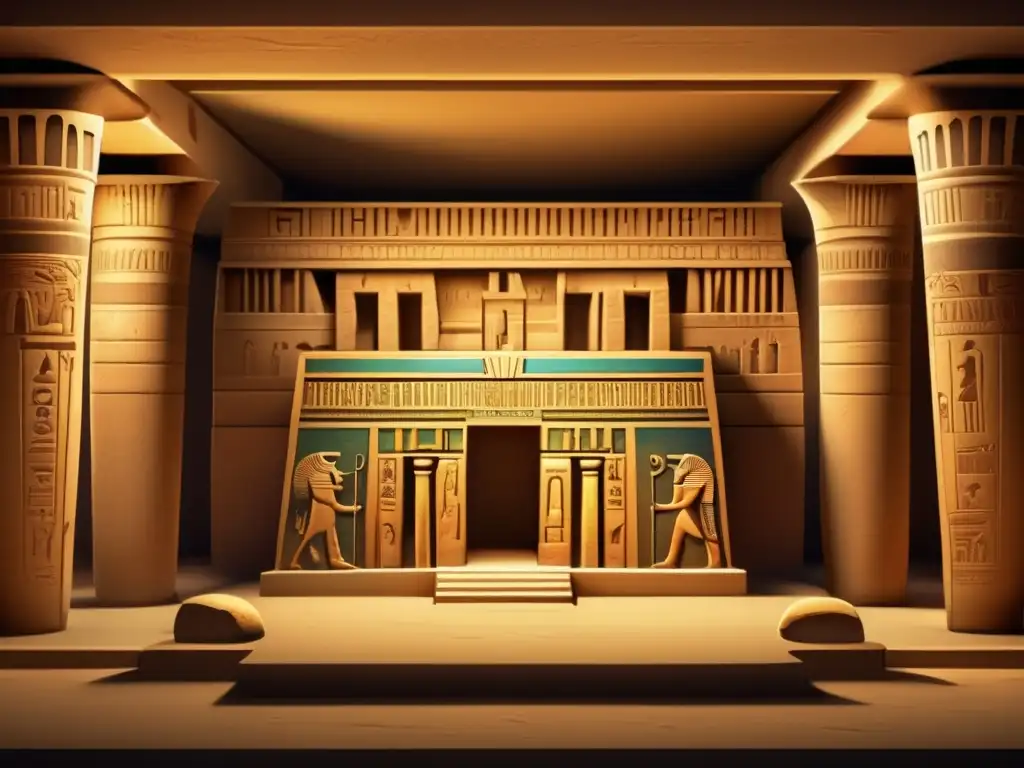 Descubre los secretos de la arquitectura de los hipogeos en Egipto, con su diseño intrincado y construcción detallada