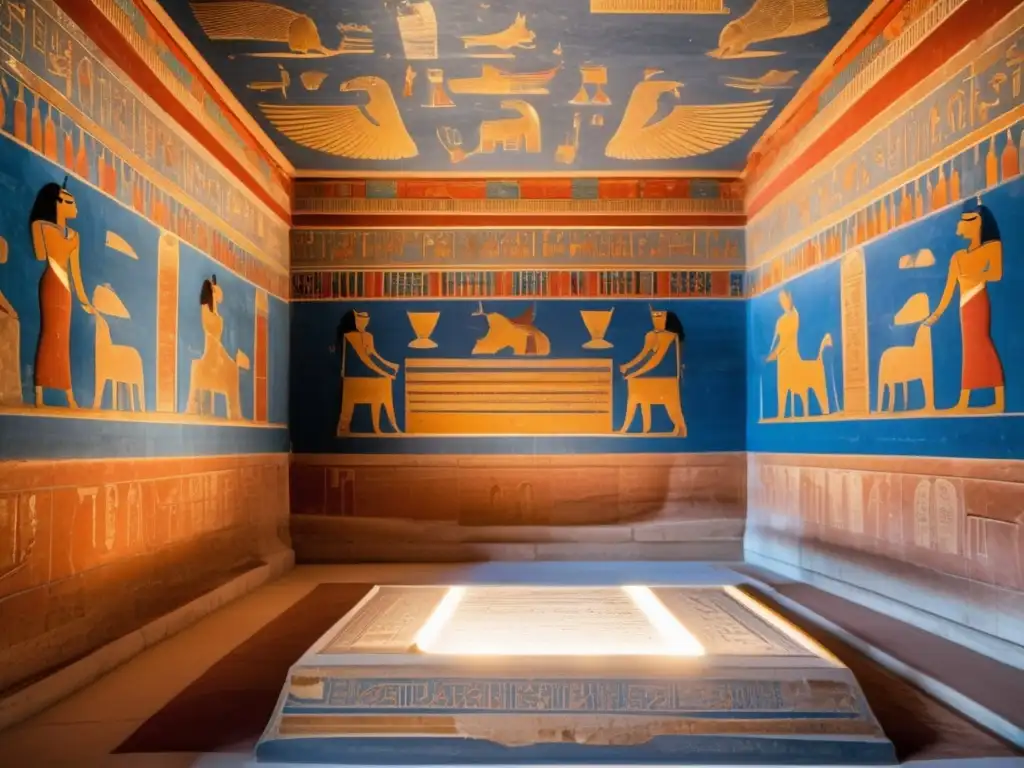 Descubre los secretos de la tumba de la reina faraón Hatshepsut, una cámara ornada con jeroglíficos y pinturas antiguas
