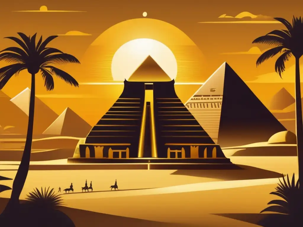 El sincretismo de Amón y Ra en Egipto cobra vida en esta imagen vintage
