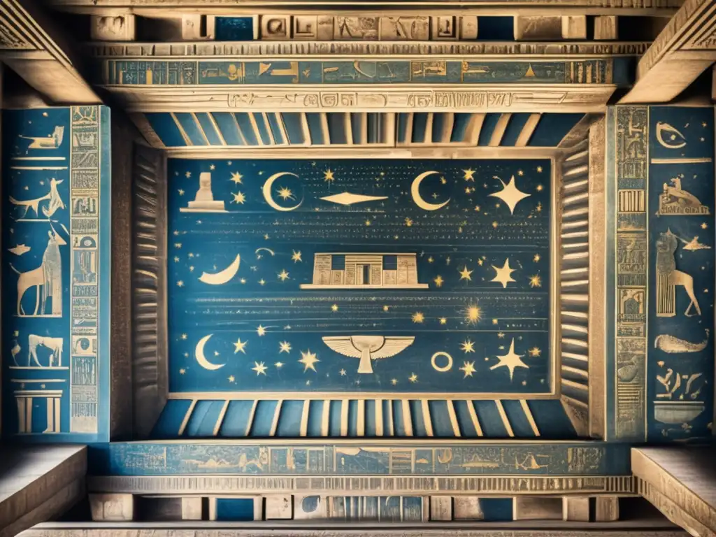 Sumérgete en el misterioso Templo de Dendera, donde el zodíaco cautiva con su precisión celestial