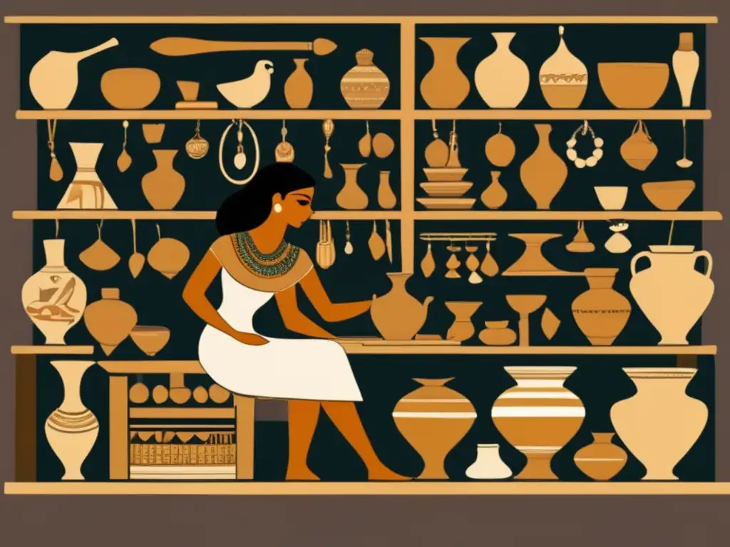 Un taller bullicioso en el antiguo Egipto revela el origen de la cerámica egipcia y su relación con la joyería