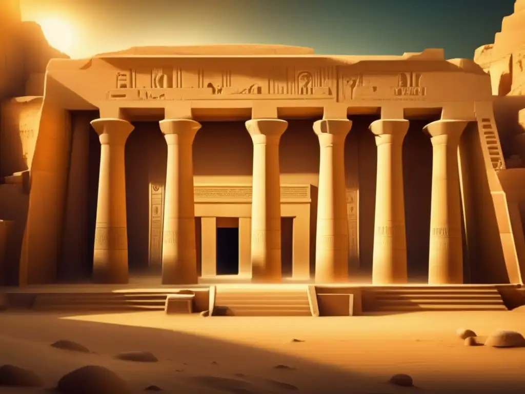 El Osirión de Abydos: Misterio y grandeza subterránea Un templo subterráneo en Abydos, envuelto en misterio y enigma, muestra su grandiosidad
