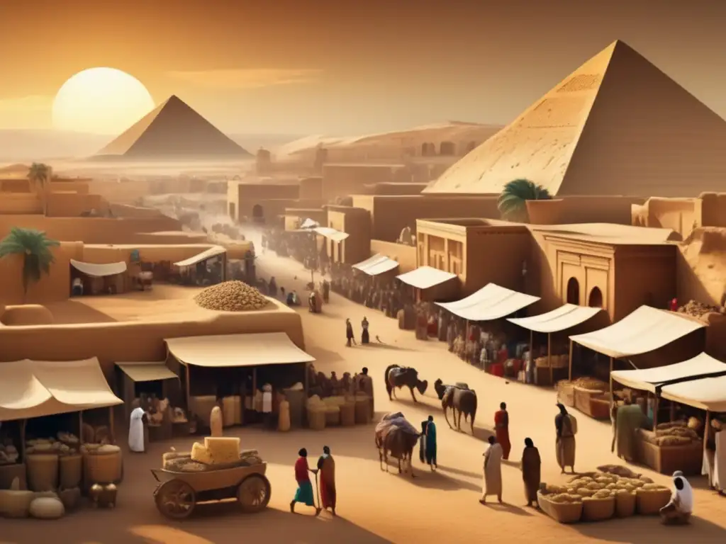 Transporte a la Pompeya egipcia y descubra sus tesoros ocultos en la animada ciudad de Tanis al atardecer