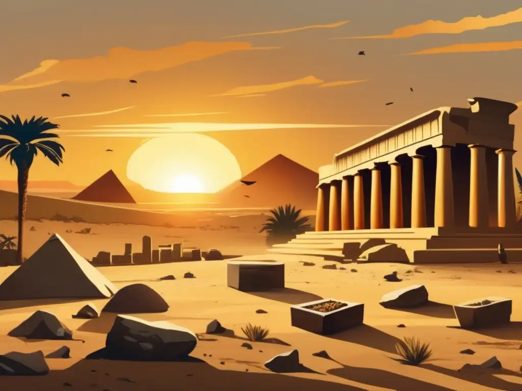 La tristeza de la destrucción tras la expulsión de los Hicsos en el antiguo Egipto