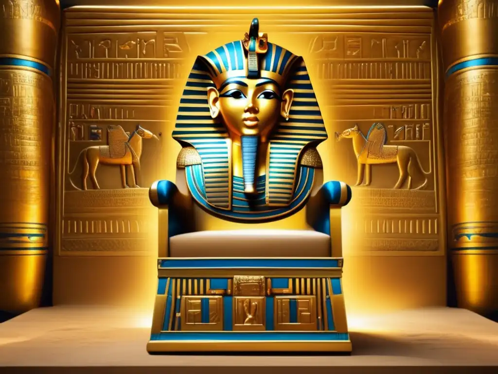 El Trono de Tutankamón: una imagen detallada y nostálgica que revela el significado del asiento real en el antiguo Egipto