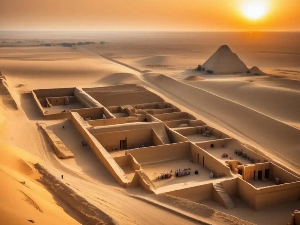Descubre las tumbas antiguas de Saqqara, Egipto, mientras arqueólogos desvelan los secretos del pasado en esta imagen cautivadora