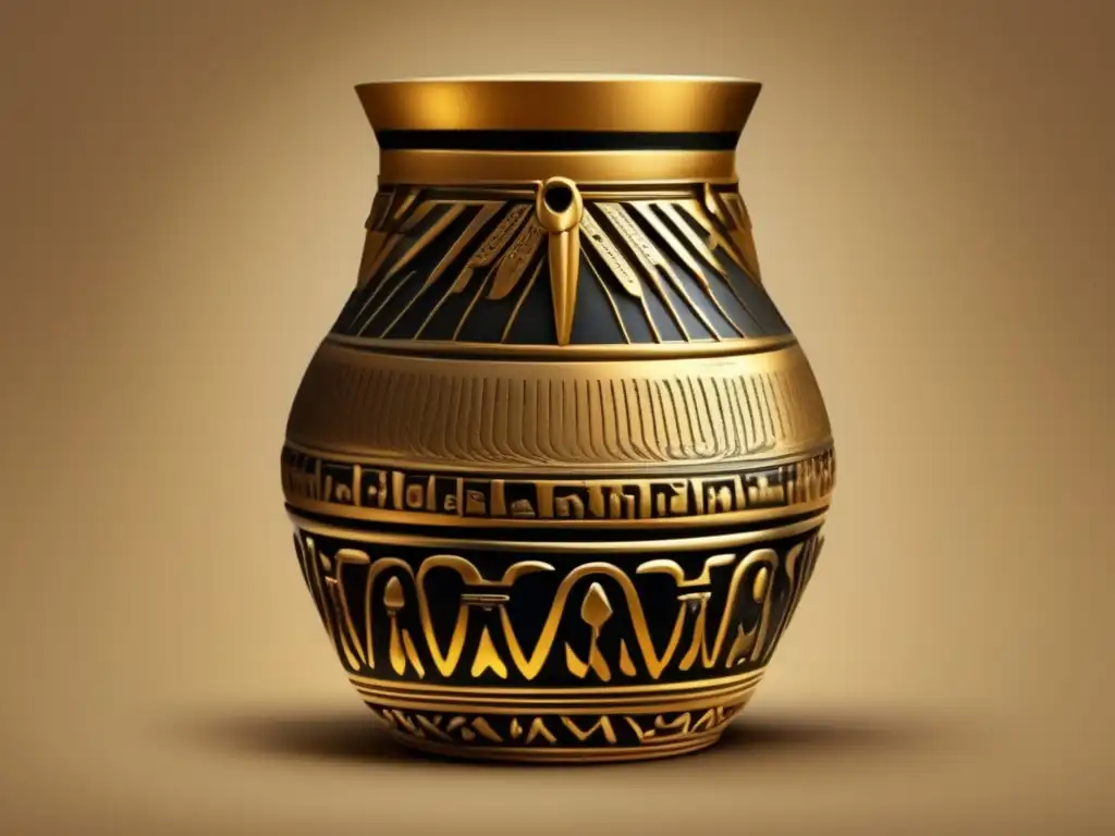 Un vaso canopo de Qebehsenuef, uno de los Cuatro Hijos de Horus en la mitología egipcia