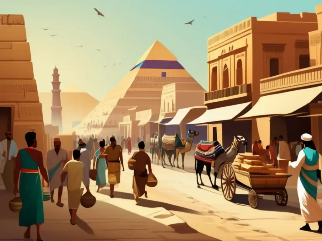 Necrópolis Sakkara, vida cotidiana en las bulliciosas calles de Egipto antiguo