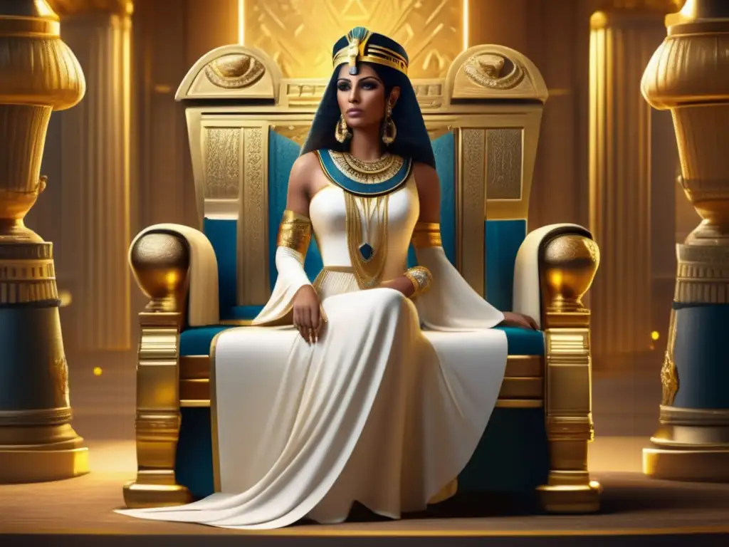 La vida de Cleopatra VII cobra vida en una imagen detallada de 8k